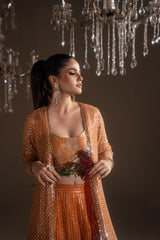 SEQUINS JACKET SET