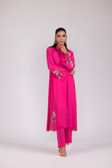 FUCHSIA GEORGETTE DRESS