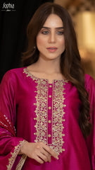Fuchsia Gharchola Suit