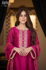 Fuchsia Gharchola Suit