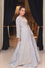 Grey Chikankari Lengha Choli
