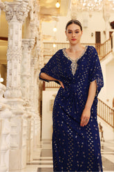 NAVY BLUE KAFTAN - SORINA