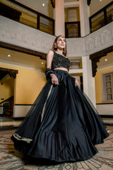 Silk Chikankari Lehenga Choli