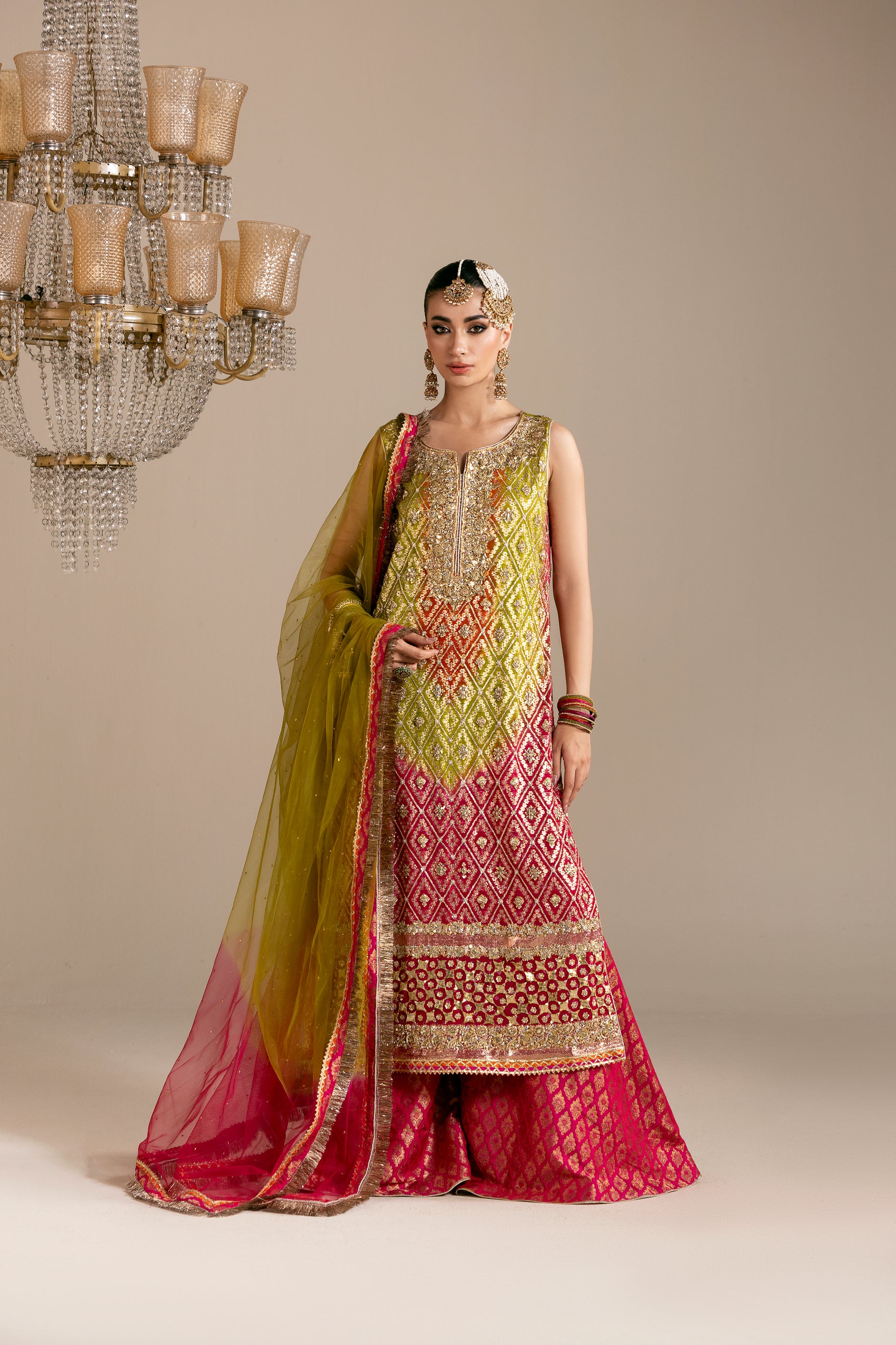 golden fancy dresses in pakistan Pakistani Gold Dress