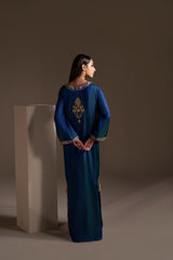 TWO TONE KETAN KAFTAN