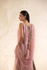 SILK & JAMAVAR NIKKAH DRESS