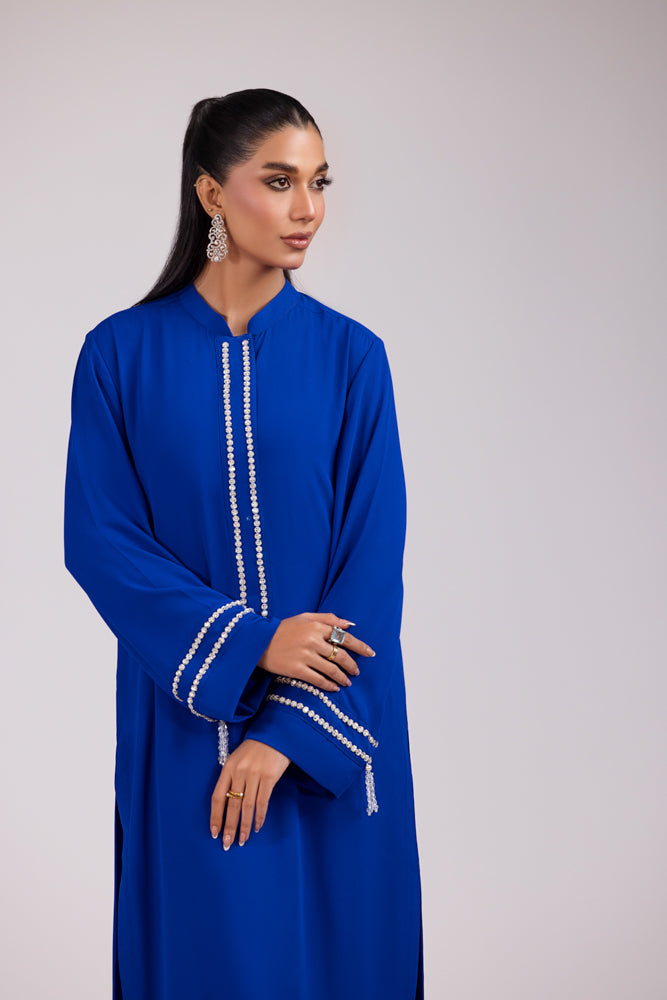 ELECTRIC BLUE GEORGETTE