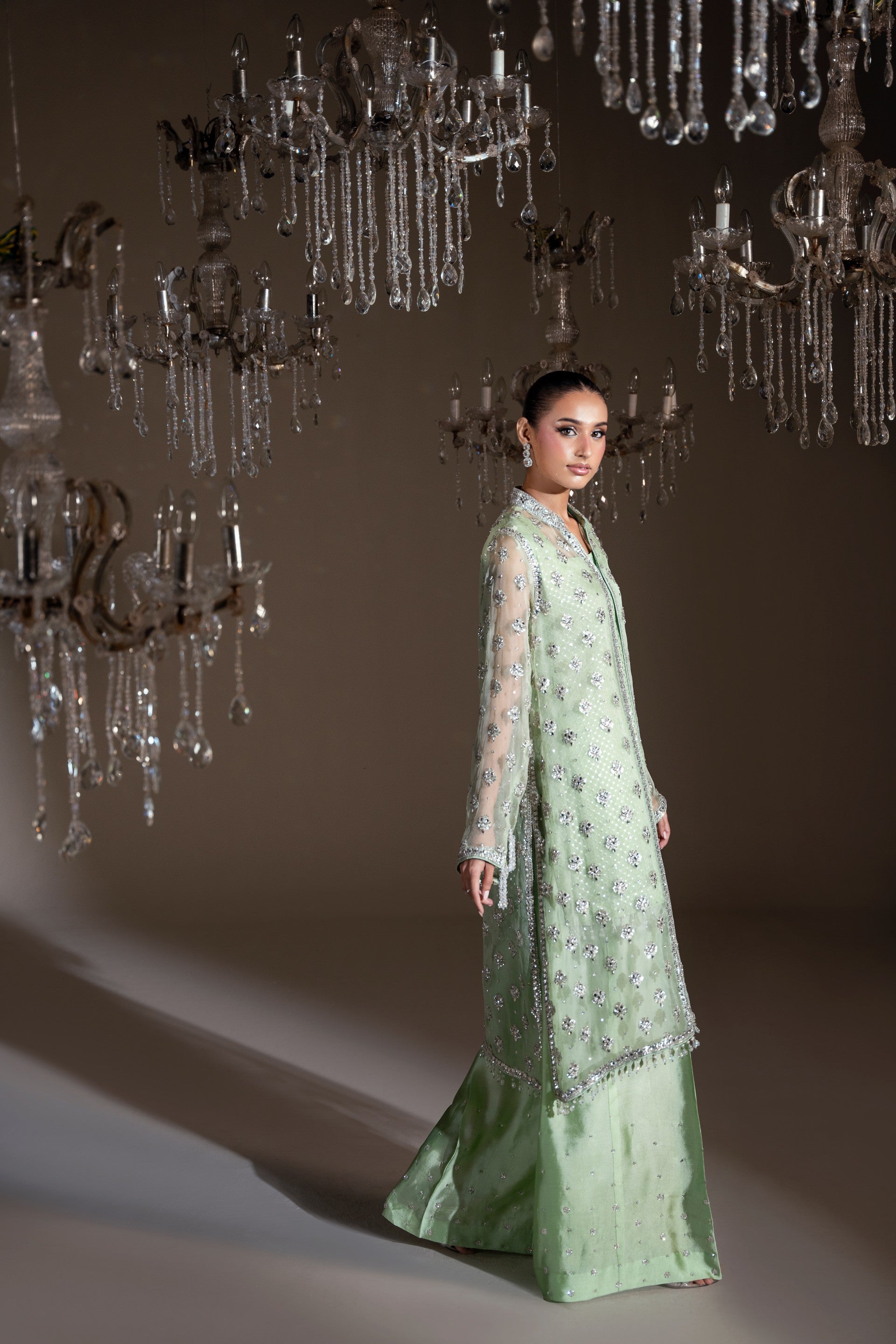 ORGANZA JACKET SET