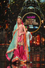 HOT PINK MEHNDI DRESS
