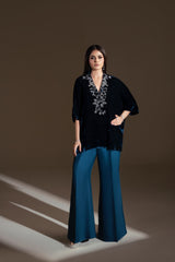 VELVET KAFTAN TOP