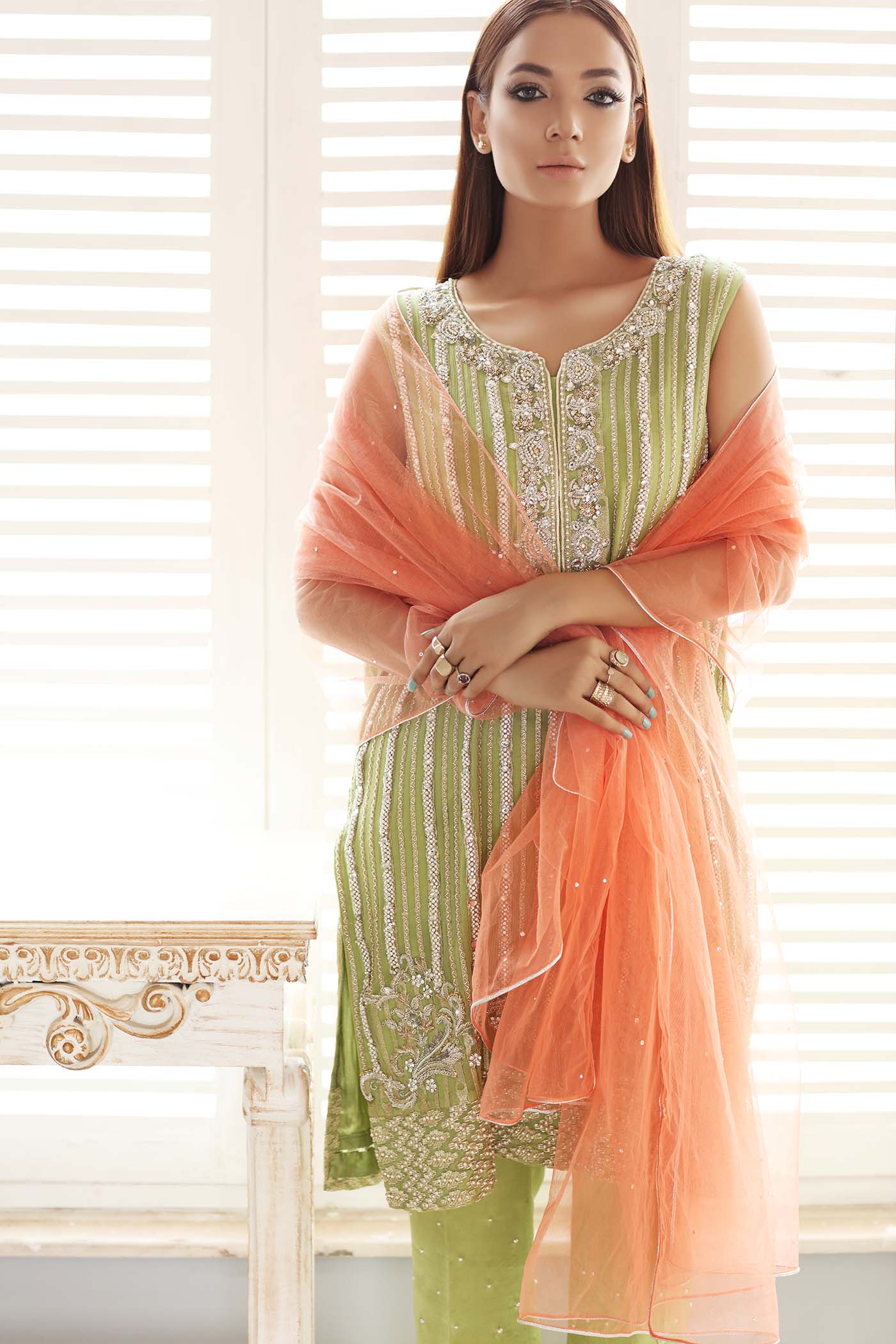 Shop Emerald Green Zardozi Lehenga Set for Women Online from India's Luxury  Designers 2024