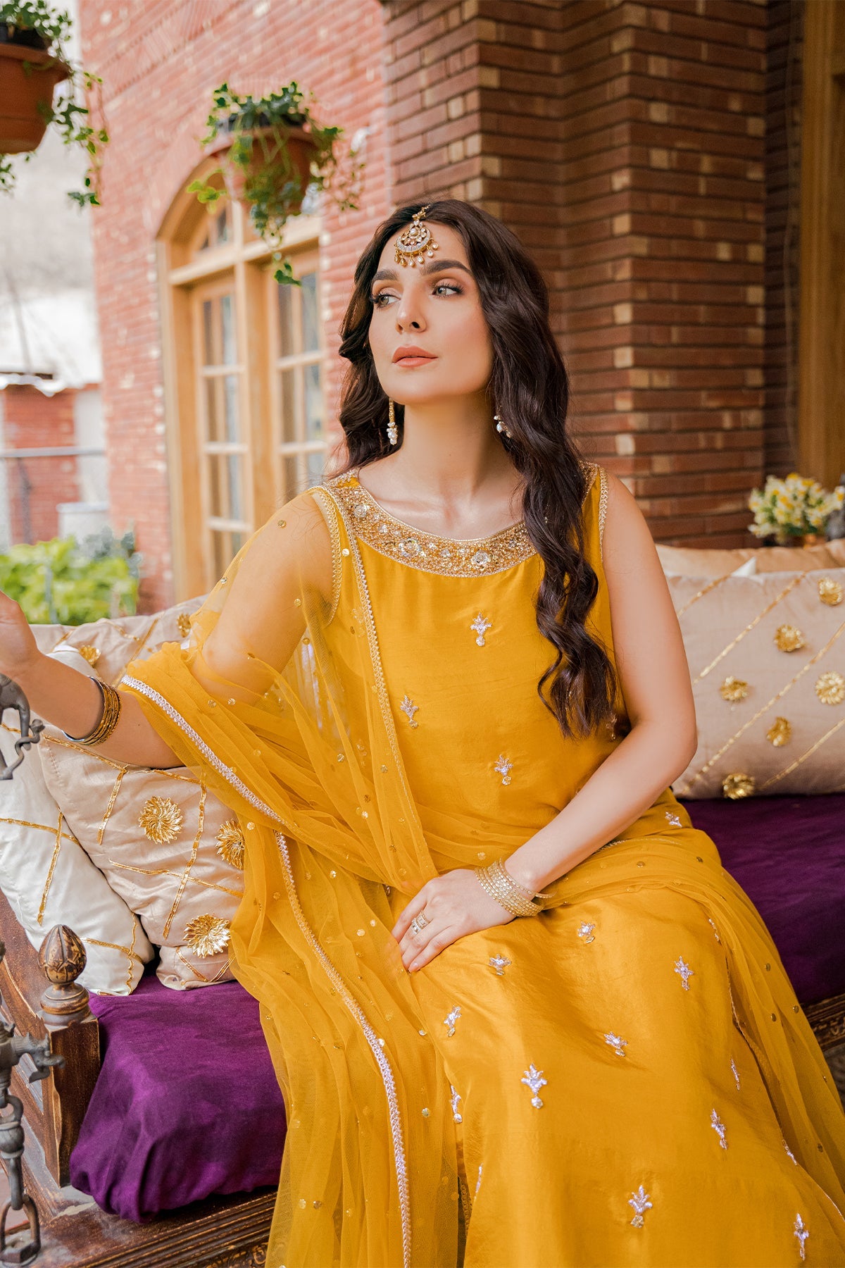 Yellow Mehndi Dresses 2019 Pakistani Mehndi Dress Design 2019